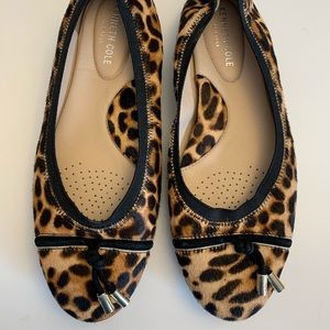 Leopard ballet flats